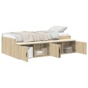 lagerseng ramme Sonoma eik 90x190 cm