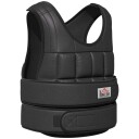 Justerbar svart vektvest 30 kg for styrketrening