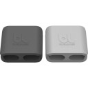 Bluelounge Cableclip kabelklemme, stor, grå, 2 stk. grey, light grey large