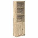 Highboard sonoma eik 50x35x180 cm konstruert tre