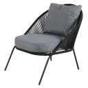 Lindos Lenestol svart Venture Home