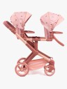 Bayer Design Xeo Twin Tvillingdukkevogn, Rosa