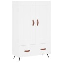 vidaXL Highboard hvit 69,5x31x115 cm konstruert tre