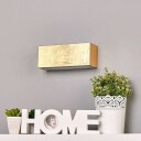 Lindby Gullfarget LED-vegglampe Quentin, 23 cm