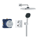 Grohe Precision Thermostat Dusjpakke For innbygning 2 uttak Krom