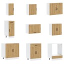  Kjøkkenskapssett 14 deler Kalmar artisan eik konstruert tre 8721158505880
