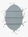 Meowbaby Aesthetic Babynest Med Flettet Beskyttelse Olive Green