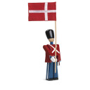 Kay Bojesen Flaggbærer med stofflag 22 cm