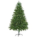  Juletre med 300 LED med stativ grønn 180 cm PE
