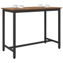 vidaXL bord Gammelt tre 100 x 50 x 76,5 cm Konstruksjonsvirke og stål