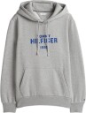 Tommy Hilfiger Hilfiger Stack Reg Fleece Hoodie   Grey   L