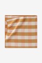 Ellos Home   Duk Majken Check 145x145 cm   Orange