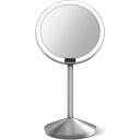 Sensorspeil mini oppladbart børstet stål brushed stainless steel 14.5 cm