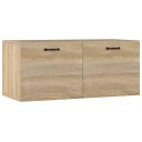 vidaXL Veggskap sonoma eik 80x36,5x35 cm konstruert tre