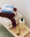 Stripe Towel 40x60 cm, Burgundy