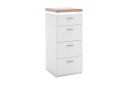 Degaust Kommode 42 cm   Hvit / Eik