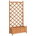 Plantekasse med espalier brun heltre gran