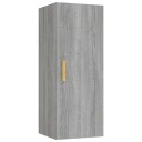 vidaXL Veggskap gr? sonoma 34,5x34x90 cm konstruert tre