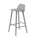 Muuto Nerd barstol 75 cm   Grey