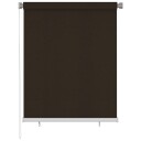 vidaXL Utendørs rullegardin 125 (B) x 140 (H) cm brun