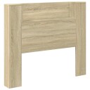  Hodegavlskap med LED med hylle Sonoma 120 x 16,5 x 103,5 cm