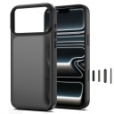 Tech-Protect Magmat CC-etui til iPhone 18 Pro / 17 Pro Matt Svart