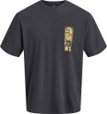 Jack & Jones Jorjapan Back Tee Ss Crew Neck Tg   PHANTOM   L
