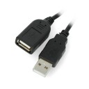 USB forlengelseskabel A A med av/på bryter – 0,5 meter