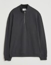 Bread & Boxers Loungewear Half Zip Charcoal