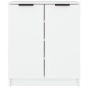 vidaXL Skoskap hvit 59x35x70 cm konstruert tre