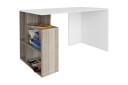 Skrivebord Nerella 120 cm med Oppbevaringshyller   Hvit