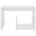 vidaXL Sidebord hvit 59x36x38 cm sponplate