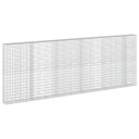 vidaXL Gabion med 5 mm tråd og 5x10 cm nett 550x30x200 cm