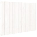vidaXL Veggmontert sengegavl hvit 159,5x3x110 cm heltre furu
