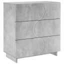 vidaXL Skjenk Betonggrå 70 x 38 x 75 cm Konstruert tre