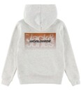Jack & Jones Hettegenser   JcoEcho   Light Grey Melange m. Trykk   Jack & Jones   14 år (164)   Hettegenser   Grå