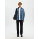 Selected Slhjackie Sweat Jacket Noos   Blue   L