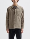 Brixtol Textiles Frank Linen Cream   Khaki green   L