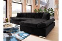 Vananda Soffa med Divan 3 seter   Svart
