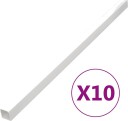 vidaXL Kabelkanal 60x60 mm 10 m PVC