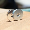 SuperMagneter Kjøp Neodymmagneter Med Forsenkning   Ø 25 X 5 Mm
