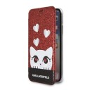 Karl Lagerfeld Valentine Rødt Mobildeksel til iPhone X/XS