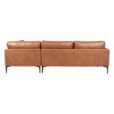 Hjørnesofa HOME4YOU Sofia Brun Høyre hjørne   brun