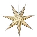 Star Trading Stripe julestjerne med lys grønn 60 cm