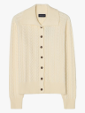 Lexington Cable Cardigan Hvit XS