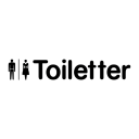 TOILETTER SKILT 160 X 40 MM