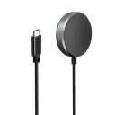 Ladeplate med stativ for Samsung Galaxy Watch 8 / Ultra 2025 / 7 / 6 / 5 Svart