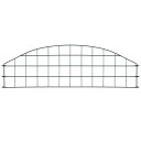 vidaXL Buet gjerdesett 77,3x26 cm grønn