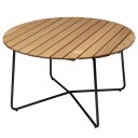 Grythyttan Stålmöbler 9A Bord 120 cm oljet eik/sort understell