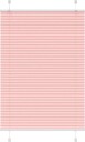  plisségardin Rosa 90x100 cm Stoff Bredde 89,4 Polyester